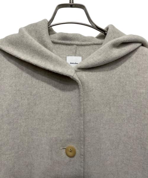 Spick and Span（スピック＆スパン）Spick and Span (スピックアンドスパン) スーパー160sテントラインショートコート ナチュラル(アイボリー系) サイズ:36の古着・服飾アイテム