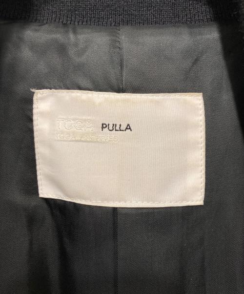 TOGA PULLA（トーガ プルラ）TOGA PULLA (トーガ プルラ) ファーブルゾンレイヤードコート ブラック サイズ:36の古着・服飾アイテム