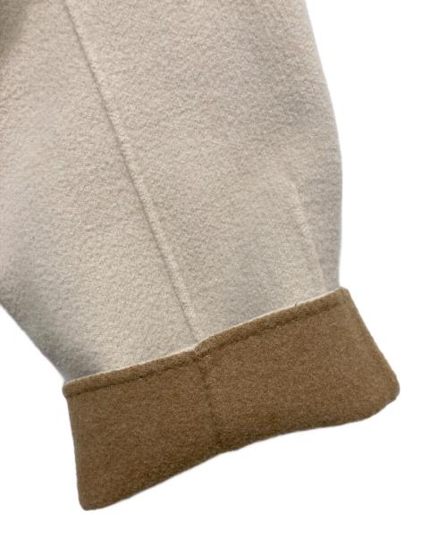 THE CLASSE DoCLASSE（ザクラス ドゥクラッセ）THE CLASSE DoCLASSE (ザクラス ドゥクラッセ) カシミヤ混ダッフルコート アイボリー サイズ:7の古着・服飾アイテム