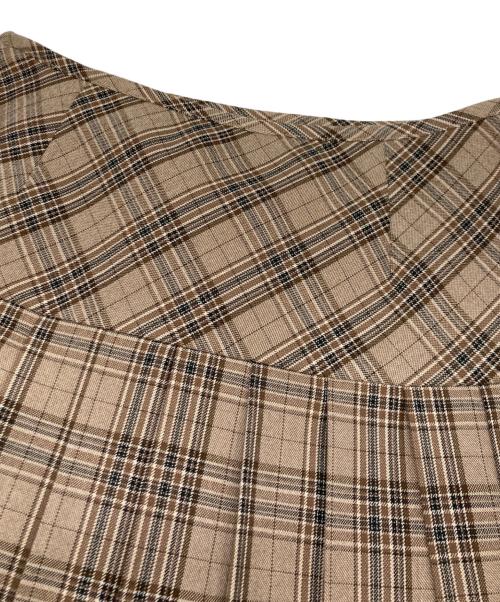 Lily Brown（リリーブラウン）Lily Brown (リリーブラウン) ベルテッドプリーツスカショーパン ブラウン サイズ:1の古着・服飾アイテム