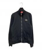 DIESELディーゼル）の古着「ジップアップスウェット」｜ブラック