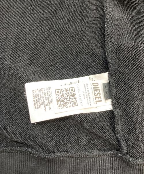 DIESEL（ディーゼル）DIESEL (ディーゼル) ジップアップスウェット ブラック サイズ:Ｓの古着・服飾アイテム