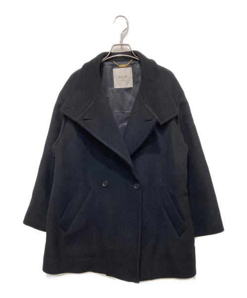 journal standard L'essage（ジャーナルスタンダード レサージュ）journal standard L'essage (ジャーナルスタンダード レサージュ) MANTECOトップビーバースタンドショートコート ブラック サイズ:FREEの古着・服飾アイテム