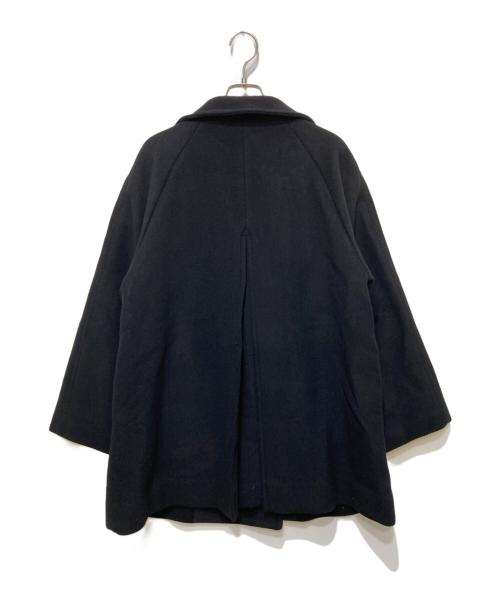 journal standard L'essage（ジャーナルスタンダード レサージュ）journal standard L'essage (ジャーナルスタンダード レサージュ) MANTECOトップビーバースタンドショートコート ブラック サイズ:FREEの古着・服飾アイテム