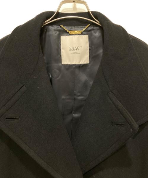 journal standard L'essage（ジャーナルスタンダード レサージュ）journal standard L'essage (ジャーナルスタンダード レサージュ) MANTECOトップビーバースタンドショートコート ブラック サイズ:FREEの古着・服飾アイテム