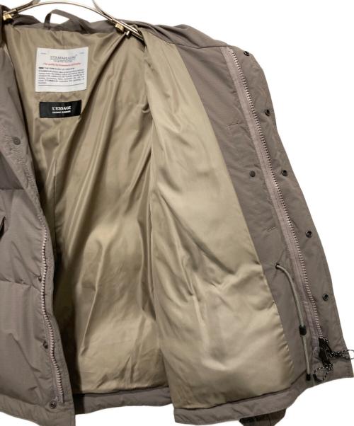 journal standard L'essage（ジャーナルスタンダード レサージュ）journal standard L'essage (ジャーナルスタンダード レサージュ) 【STAMMBAUM】*LESSAGEショートダウンコート ベージュ サイズ:FREEの古着・服飾アイテム