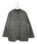 JOURNAL STANDARD（ジャーナルスタンダード）の古着「スーパー140ビーバーノーカラーショートコート」｜グレー
