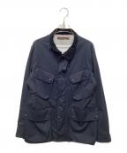 HONOR GATHERINGオナーギャザリング）の古着「MotorCycleJacket」｜ネイビー