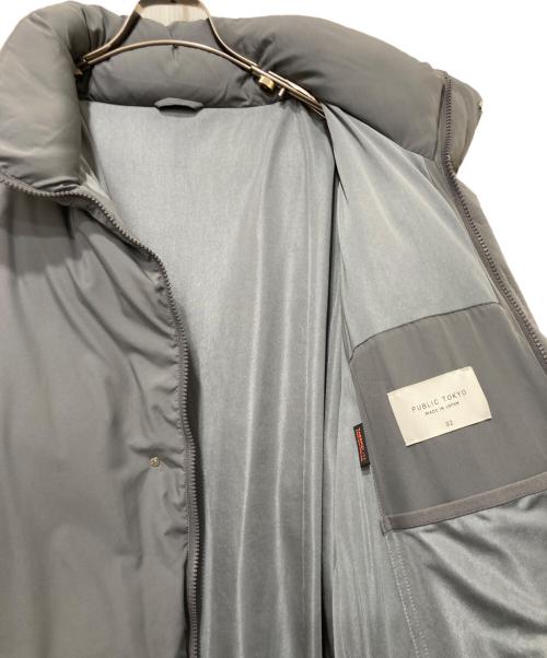 PUBLIC TOKYO（パブリックトウキョウ）PUBLIC TOKYO (パブリックトウキョウ) THERMOLITEミニマルオーバーコート グレー サイズ:Mの古着・服飾アイテム