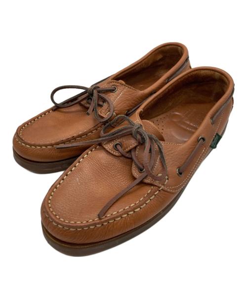 PARABOOT（パラブーツ）PARABOOT (パラブーツ) デッキシューズ ブラウン サイズ:7 1/2の古着・服飾アイテム