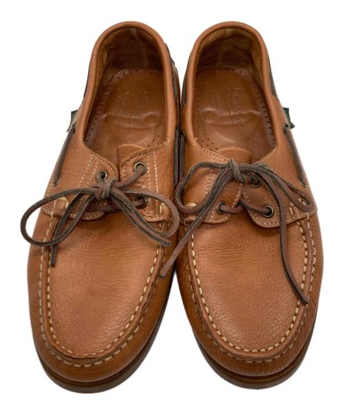 PARABOOT（パラブーツ）PARABOOT (パラブーツ) デッキシューズ ブラウン サイズ:7 1/2の古着・服飾アイテム