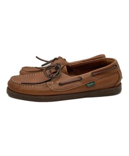 PARABOOT（パラブーツ）PARABOOT (パラブーツ) デッキシューズ ブラウン サイズ:7 1/2の古着・服飾アイテム
