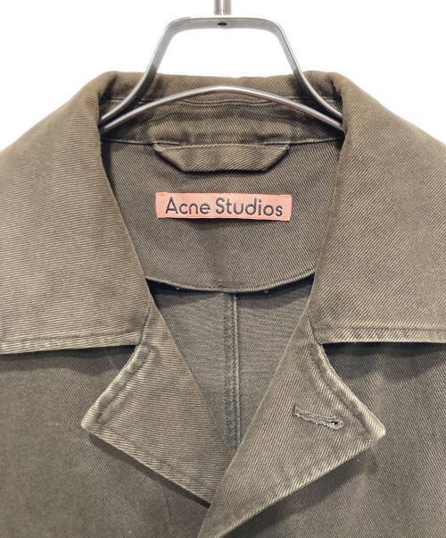 Acne studios（アクネ ストゥディオス）Acne studios (アクネ ストゥディオス) ワークジャケット ブラウン サイズ:46の古着・服飾アイテム