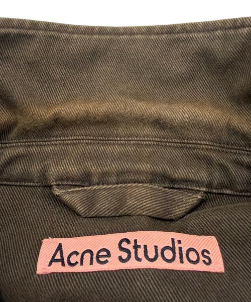 Acne studios（アクネ ストゥディオス）Acne studios (アクネ ストゥディオス) ワークジャケット ブラウン サイズ:46の古着・服飾アイテム