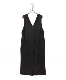 Noble（ノーブル）の古着「グランピアンズウールチェックジャンスカ」｜ブラック