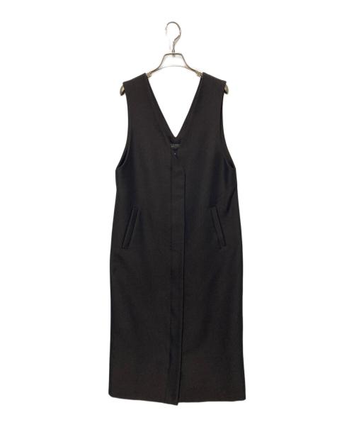 Noble（ノーブル）Noble (ノーブル) グランピアンズウールチェックジャンスカ ブラック サイズ:FREEの古着・服飾アイテム