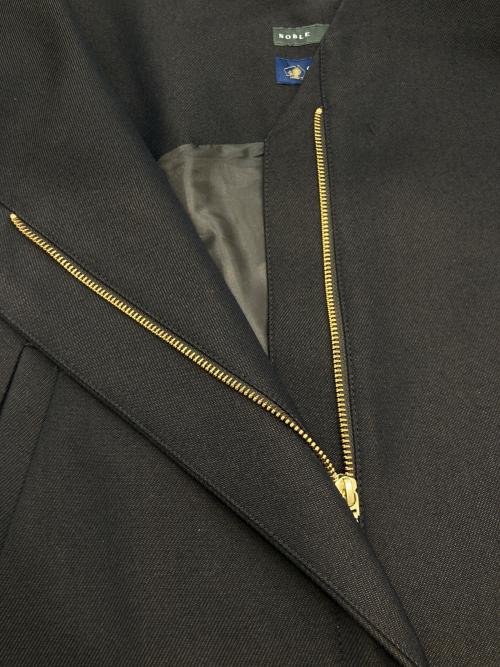 Noble（ノーブル）Noble (ノーブル) グランピアンズウールチェックジャンスカ ブラック サイズ:FREEの古着・服飾アイテム