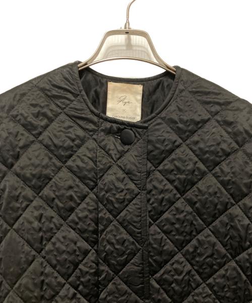 CAROLINA GLASER（カロリナ グレイサー）CAROLINA GLASER (カロリナ グレイサー) AYA (アヤ) キルトコート ブラック サイズ:表記なしの古着・服飾アイテム