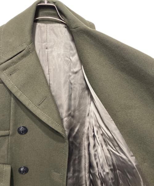 sacai（サカイ）sacai (サカイ) ベルトメルトンダブルコート オリーブグリーン サイズ:1の古着・服飾アイテム