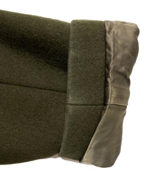 sacai（サカイ）sacai (サカイ) ベルトメルトンダブルコート オリーブグリーン サイズ:1の古着・服飾アイテム