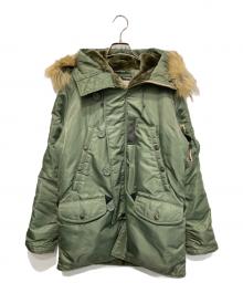 AVIREX（アヴィレックス）の古着「N-3B フライトジャケット」｜セージグリーン