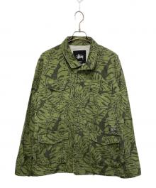 stussy（ステューシー）の古着「リーフカモミリタリージャケット」｜オリーブ