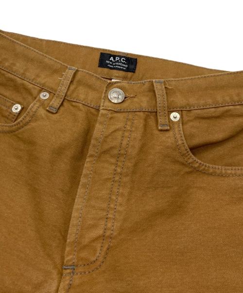A.P.C.（アーペーセー）A.P.C. (アーペーセー) CarHartt (カーハート) コラボニュースタンダードパンツ ブラウン サイズ:30の古着・服飾アイテム