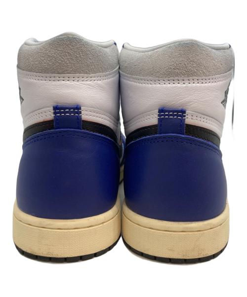 NIKE（ナイキ）NIKE (ナイキ) エア ジョーダン 1 レトロ ハイ OG ブルー×ホワイト サイズ:US10.5の古着・服飾アイテム