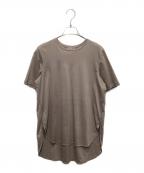 theory luxeセオリーリュクス）の古着「シャツテールTトップス」｜ベージュ