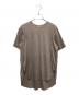 theory luxe（セオリーリュクス）の古着「シャツテールTトップス」｜ベージュ