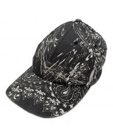 masu×NOZOMI KUROKAWA（エムエーエスユー×ノゾミ クロカワ）の古着「マーブルバンダナキャップ」｜ブラック