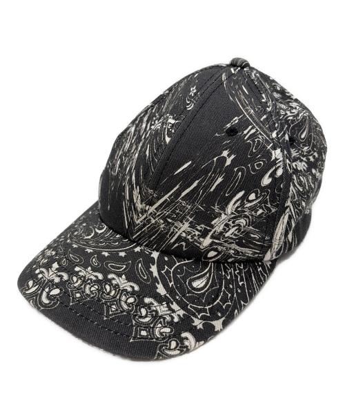 masu（エムエーエスユー）MASU (エムエーエスユー) NOZOMI KUROKAWA (ノゾミ クロカワ) マーブルバンダナキャップ ブラック サイズ:なしの古着・服飾アイテム