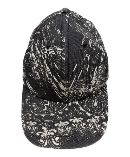 masu（エムエーエスユー）MASU (エムエーエスユー) NOZOMI KUROKAWA (ノゾミ クロカワ) マーブルバンダナキャップ ブラック サイズ:なしの古着・服飾アイテム