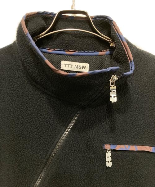 TTT MSW（ティー）TTT MSW (ティー) パイピングフリースベスト/Piping fleece vest ブラック サイズ:Mの古着・服飾アイテム