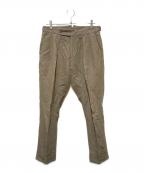 BERWICH×Distinctionベルウィッチ×ディスティンクション）の古着「コットンリネン2タックスラックス」｜ベージュ