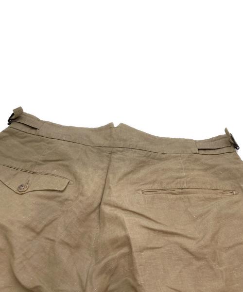 BERWICH（ベルウィッチ）BERWICH (ベルウィッチ) DISTINCTION (ディスティンクション) コットンリネン2タックスラックス ベージュ サイズ:02（46）の古着・服飾アイテム