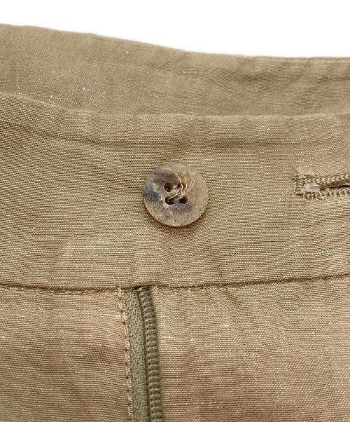 BERWICH（ベルウィッチ）BERWICH (ベルウィッチ) DISTINCTION (ディスティンクション) コットンリネン2タックスラックス ベージュ サイズ:02（46）の古着・服飾アイテム