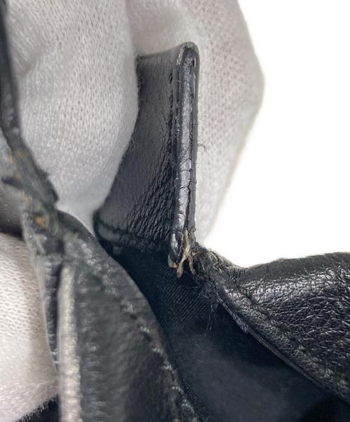 MIU MIU（ミュウミュウ）MIU MIU (ミュウミュウ) アーカイブ横長レザーボストンバッグ ブラックの古着・服飾アイテム