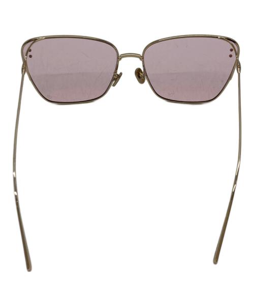 Christian Dior（クリスチャン ディオール）Christian Dior (クリスチャン ディオール) スクエアフレーム サングラス ゴールド サイズ:63□17-135の古着・服飾アイテム