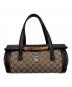 GUCCI（グッチ）の古着「バンブーミニボストンバッグ」｜ベージュ×ブラウン