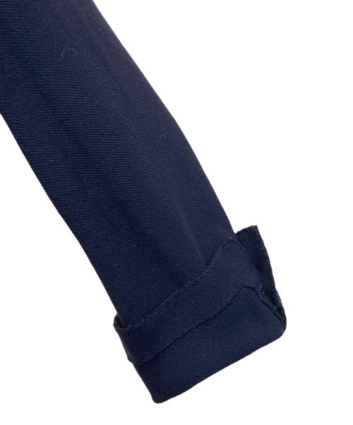 TOMORROW LAND（トゥモローランド）TOMORROW LAND (トゥモローランド) コットンシルク鹿の子テーラードジャケット ネイビー サイズ:44の古着・服飾アイテム