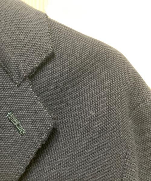 TOMORROW LAND（トゥモローランド）TOMORROW LAND (トゥモローランド) コットンシルク鹿の子テーラードジャケット ネイビー サイズ:44の古着・服飾アイテム