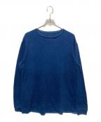 Porter Classicポータークラシック）の古着「フレンチサーマルクルーネックカットソー」｜インディゴ