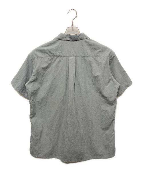 NANGA（ナンガ）NANGA (ナンガ) ナイロンタッサー オープンカラーシャツ ブルー サイズ:Ⅿの古着・服飾アイテム