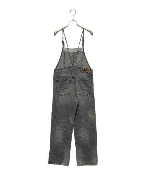 Whim Gazette（ウィムガゼット）Whim Gazette (ウィムガゼット) コットンヘンプデニムオールインワン グレー サイズ:Ｍの古着・服飾アイテム