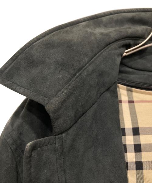 BURBERRY LONDON（バーバリーロンドン）BURBERRY LONDON (バーバリーロンドン) ダウンライナー付フーデッドコート ブラック サイズ:LLの古着・服飾アイテム