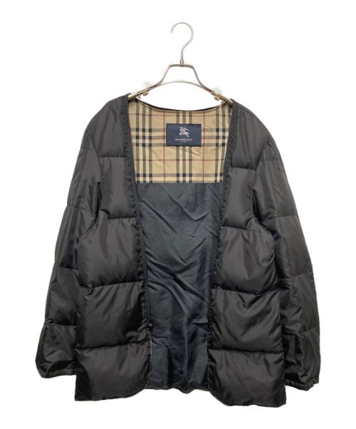 BURBERRY LONDON（バーバリーロンドン）BURBERRY LONDON (バーバリーロンドン) ダウンライナー付フーデッドコート ブラック サイズ:LLの古着・服飾アイテム