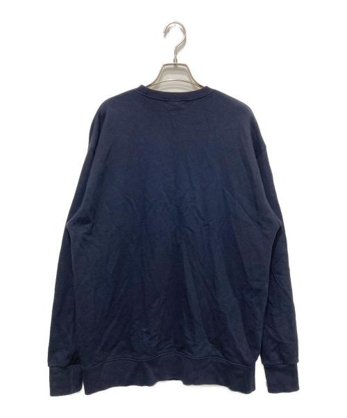 Araki Yuu（アラキユウ）Araki Yuu (アラキユウ) 顔プリントスウェット ネイビー サイズ:記載なしの古着・服飾アイテム