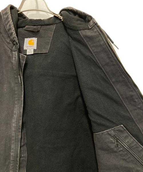 CarHartt（カーハート）CarHartt (カーハート) ダックフーディーベスト ブラック サイズ:XLの古着・服飾アイテム