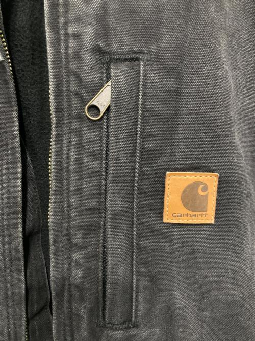 CarHartt（カーハート）CarHartt (カーハート) ダックフーディーベスト ブラック サイズ:XLの古着・服飾アイテム